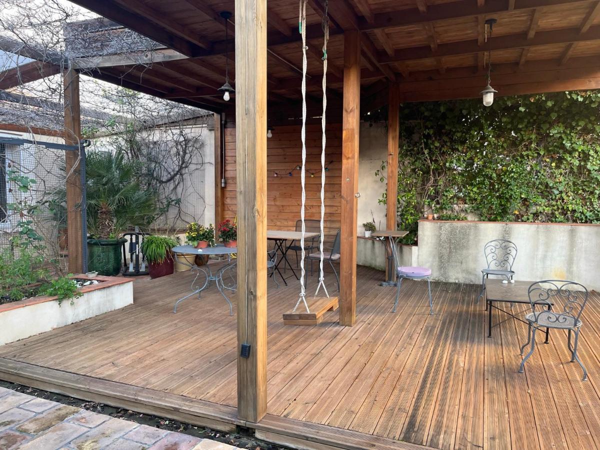 Maison Chaleureuse Avec Grande Terrasse Nimes Bagian luar foto